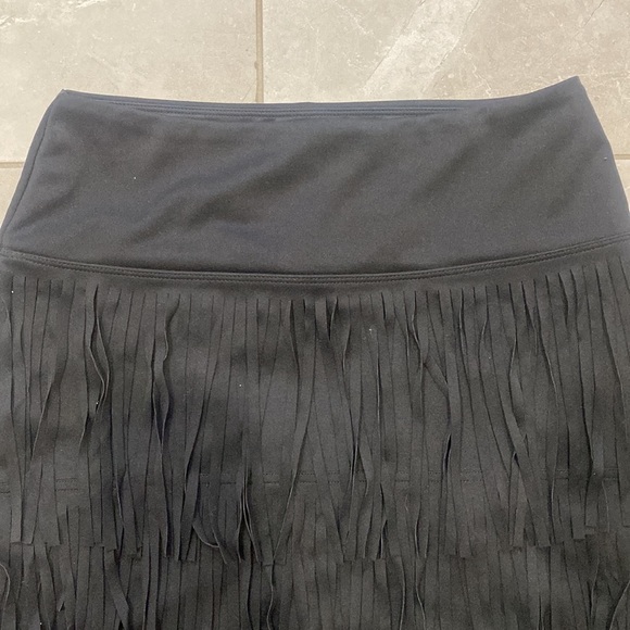 Three Tier Fringe Skirt - Picture 2 of 8